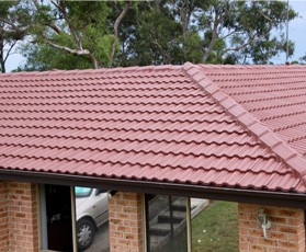brand new red roof